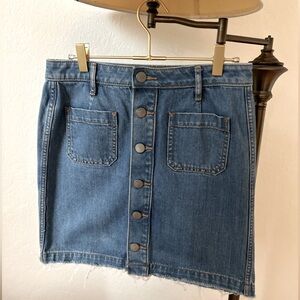 LOFT denim skirt